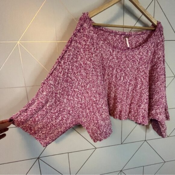 Free People Good Day Pullover Sweater Pink - Picture 4 of 9